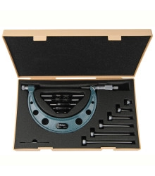 Micrómetro externo 0-150 mm 0.01 mm con topes intercambiables 104-135A