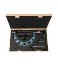Micrómetro externo 0-150 mm 0.01 mm con topes intercambiables 104-135A