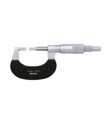 Micrómetro Externo 0-25mm 0,01mm con Puntas Tipo Cuchilla Husillo No Rotativo 122-101-10