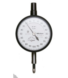 Relógio Comparador Analógico 0,001mm - 1mm c/Tampa lisa Mitutoyo 2109AB-10