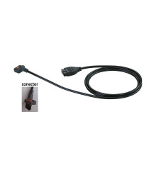 Cable de comunicación recto estándar con botón DATOS-2m - 959150