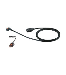 Cable de comunicación a prueba de agua con botón DATOS-1m - 05CZA662