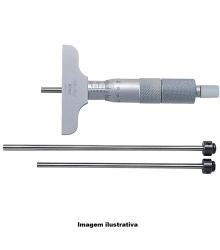 Micrómetro de profundidad Serie 129 con varillas intercambiables - 129-114