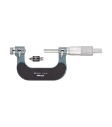 Micrómetro externo para roscas 50-75 mm 0.01 mm (tapas / puntas intercambiables se venden por separado) 126-127