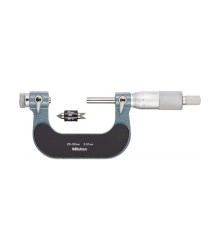 Micrómetro externo para roscas de 75-100 mm 0.01 mm (tapas / puntas intercambiables se venden por separado) 126-128