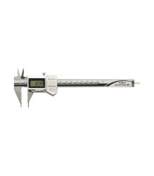 Pie de Rey Digital ABSOLUTE Mitutoyo 150 mm 0,01 mm con Mordazas Finas 573-626-20 IP67