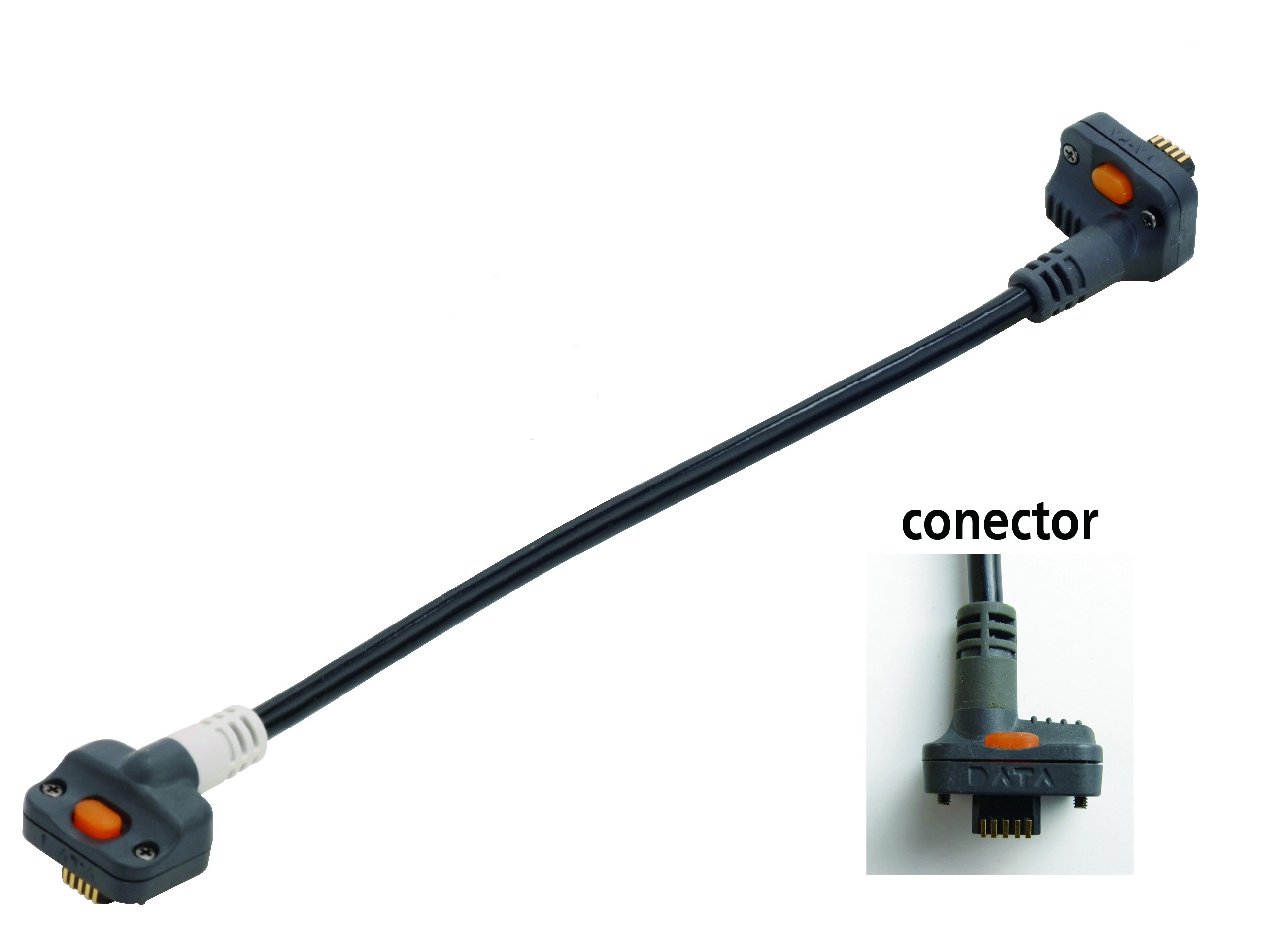 Cable de conexión tipo A para U-WAVE P / Calibre Pie de Rey IP67 - 02AZD790A
