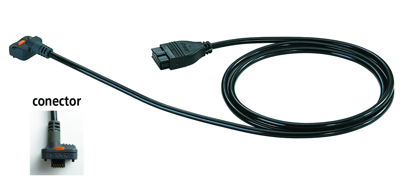 Cable de comunicación a prueba de agua con botón DATOS-2m - 05CZA625