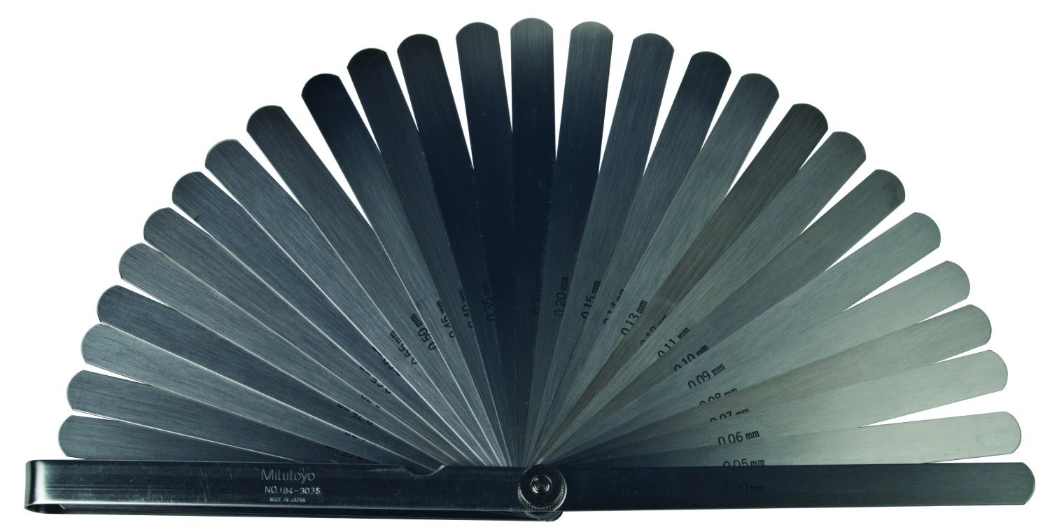 Gauge De Láminas 0,05-1mm 28 hojas largas - 184-303S