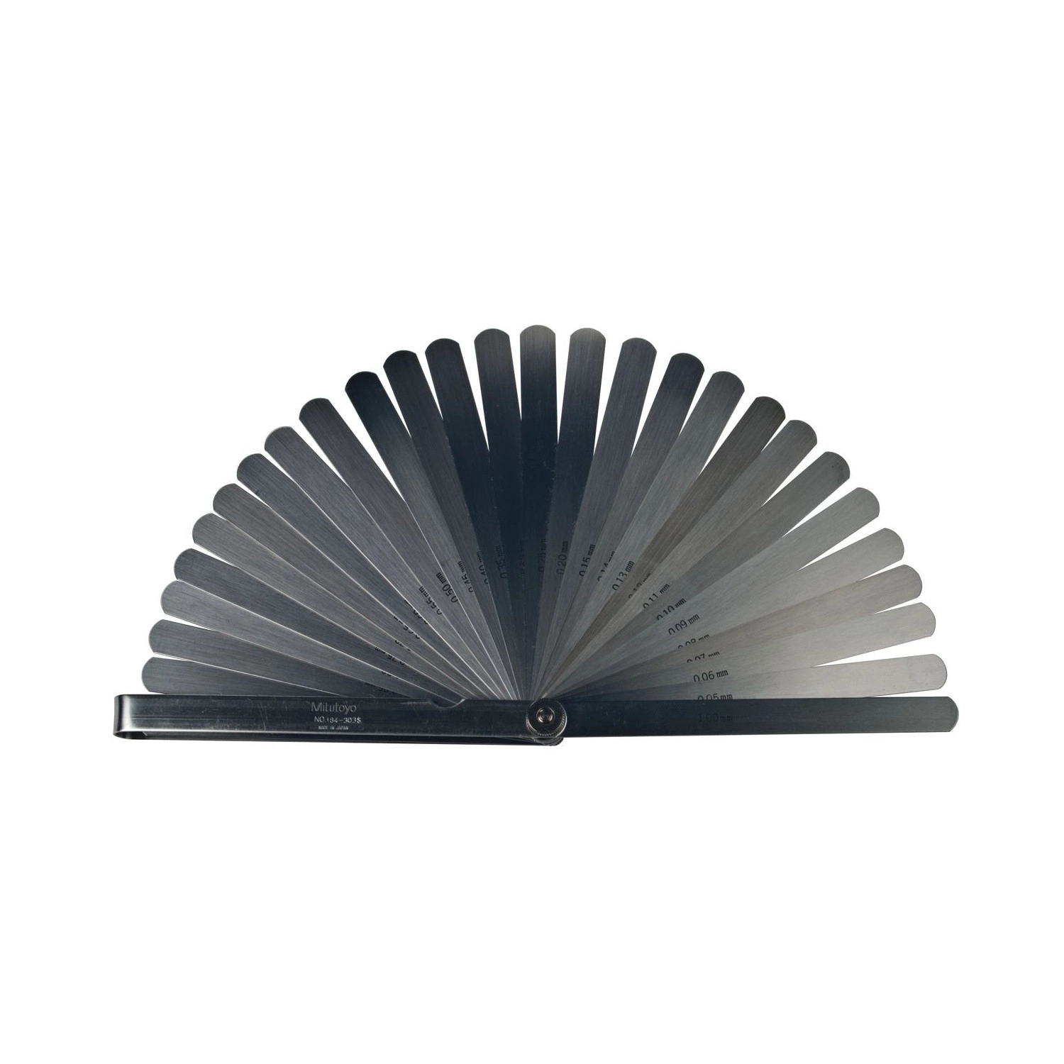 Gauge De Láminas 0,05-1mm 28 hojas largas - 184-303S - Mitutoyo Tienda Oficial | Producto Original