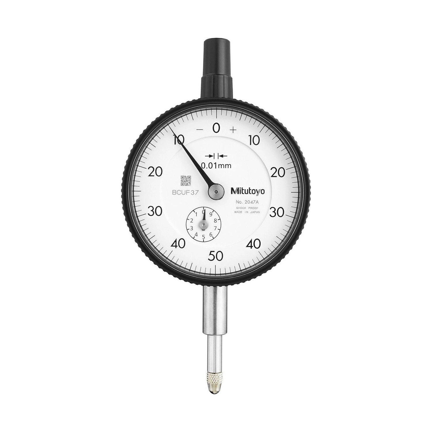 Reloj Comparador Modelo Estándar Tapa Con Oreja 10mm/0,01mm - 2047A - Mitutoyo Tienda Oficial | Producto Original