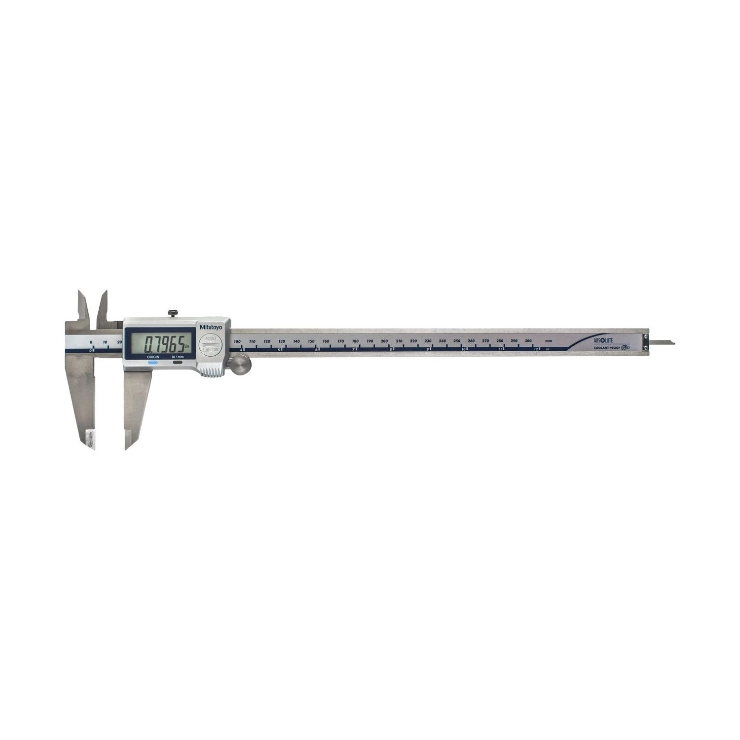 Vernier Pie de Rey Digital Mitutoyo 300mm IP67 sin Salida de Datos 500-754-20 - ABSOLUTE - Tienda Oficial | Producto Original