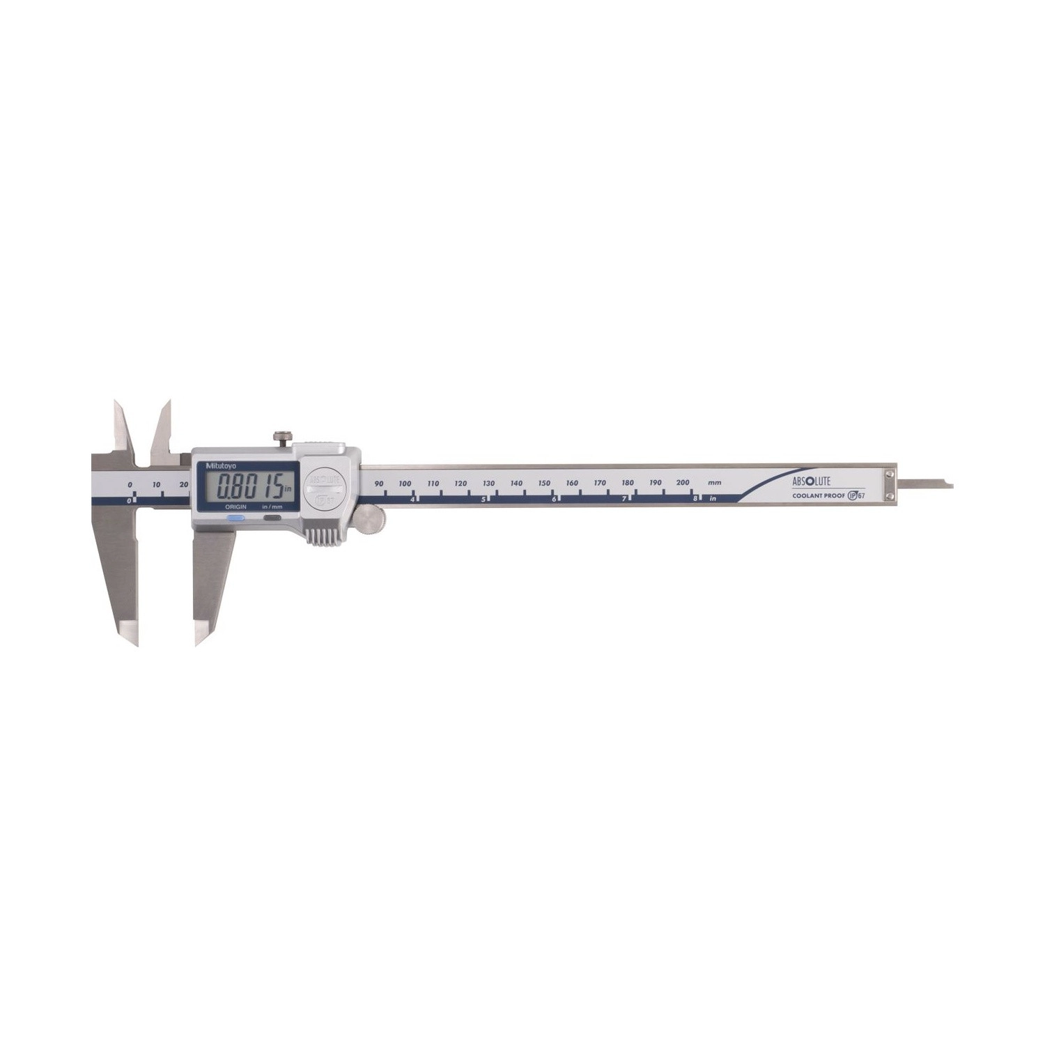 Vernier Pie de Rey Digital Mitutoyo 200mm IP67 con Salida de Datos 500-763-20 - ABSOLUTE - Tienda Oficial | Producto Original