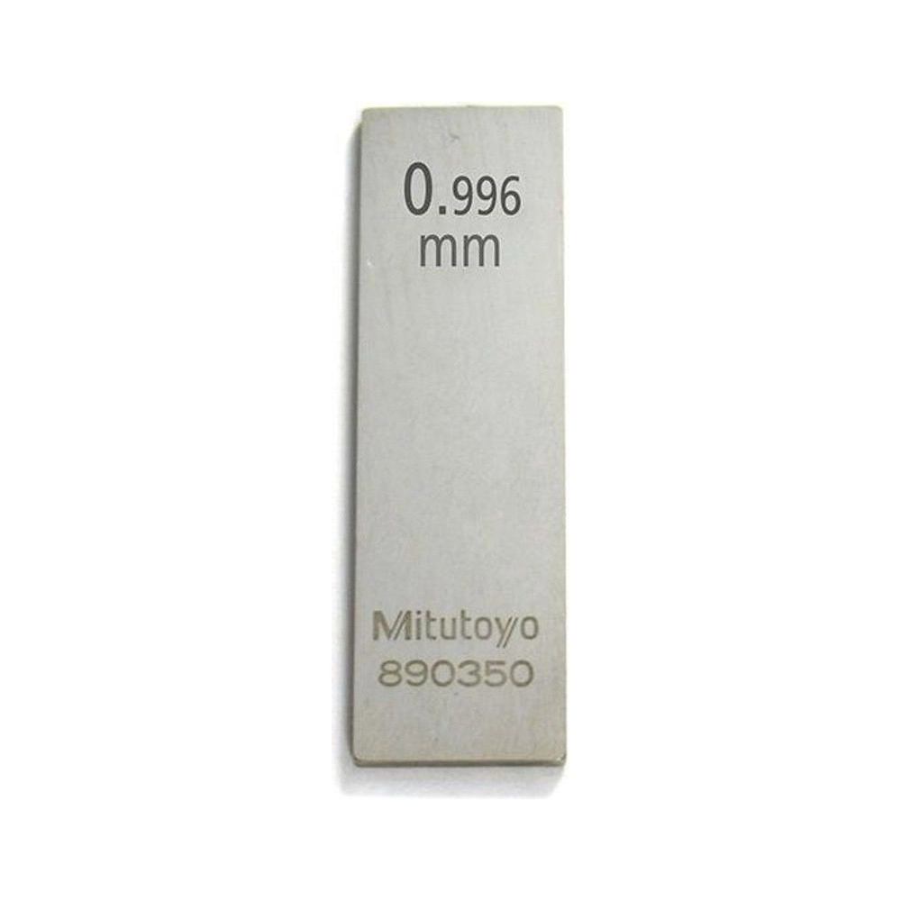 Bloques Patrón Individual 0,996mm En Acero - Clase 0 - 611556-021 - Mitutoyo Tienda Oficial | Producto Original