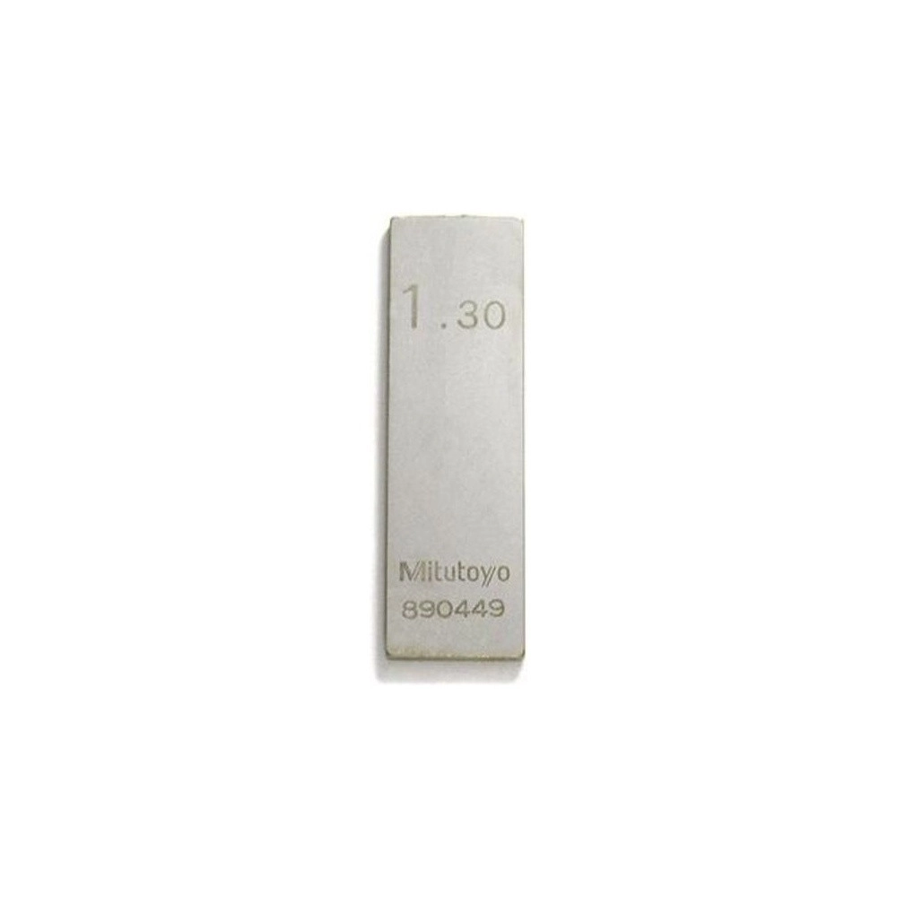 Bloques Patrón Individual 1,30mm En Acero - Clase K - 611590-016 - Mitutoyo Tienda Oficial | Producto Original