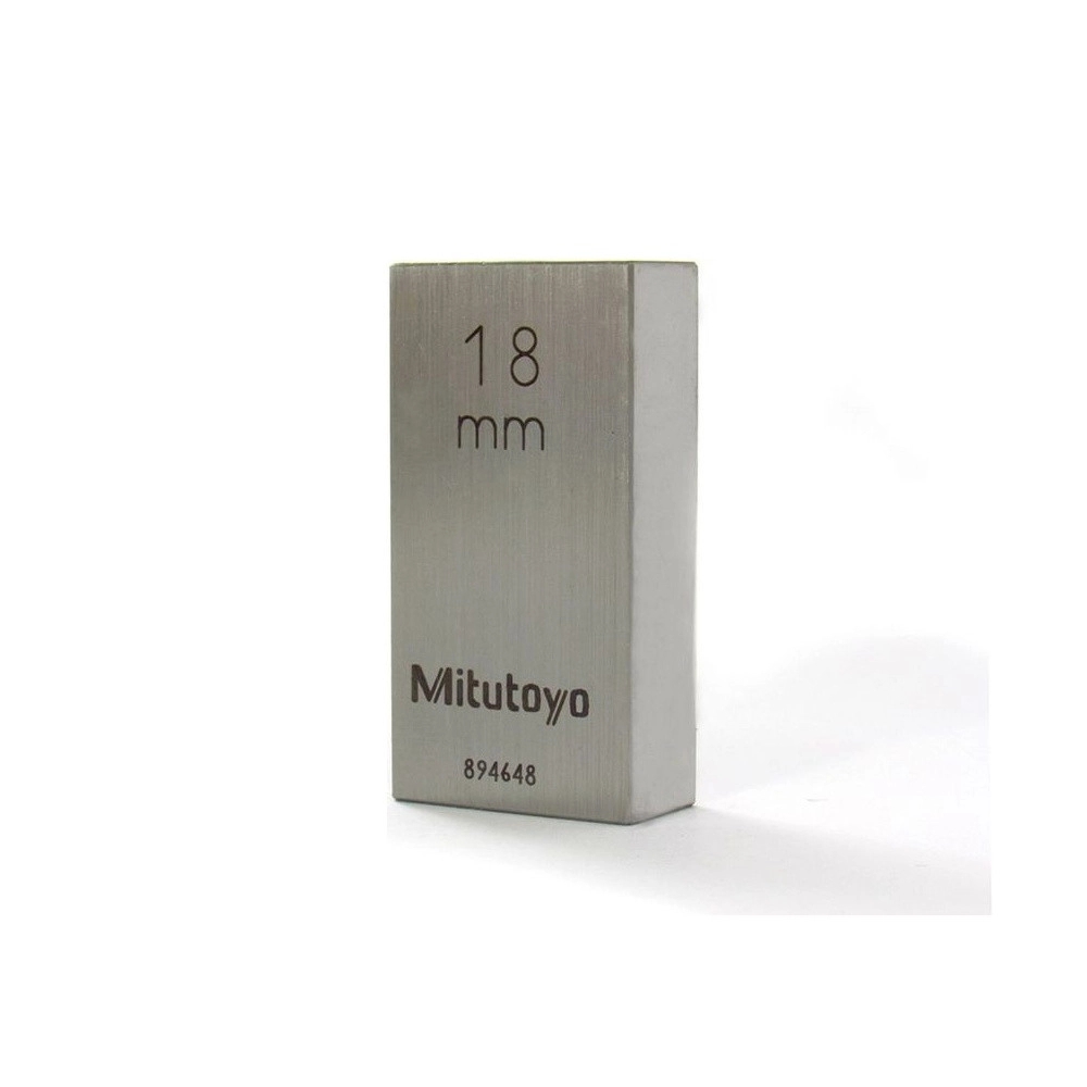 Bloques Patrón Individual 18,00mm En Acero - Clase 0 - 611628-021 - Mitutoyo Tienda Oficial | Producto Original