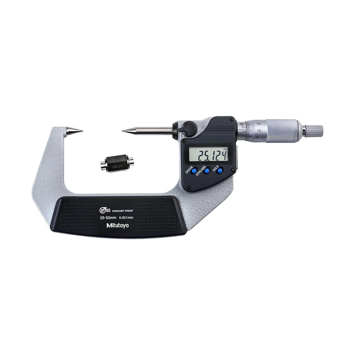 Micrómetro digital externo con puntas cónicas 30 ° 25-50 mm / 0.001 mm - 342-262-30 - Mitutoyo Tienda Oficial | Producto Original