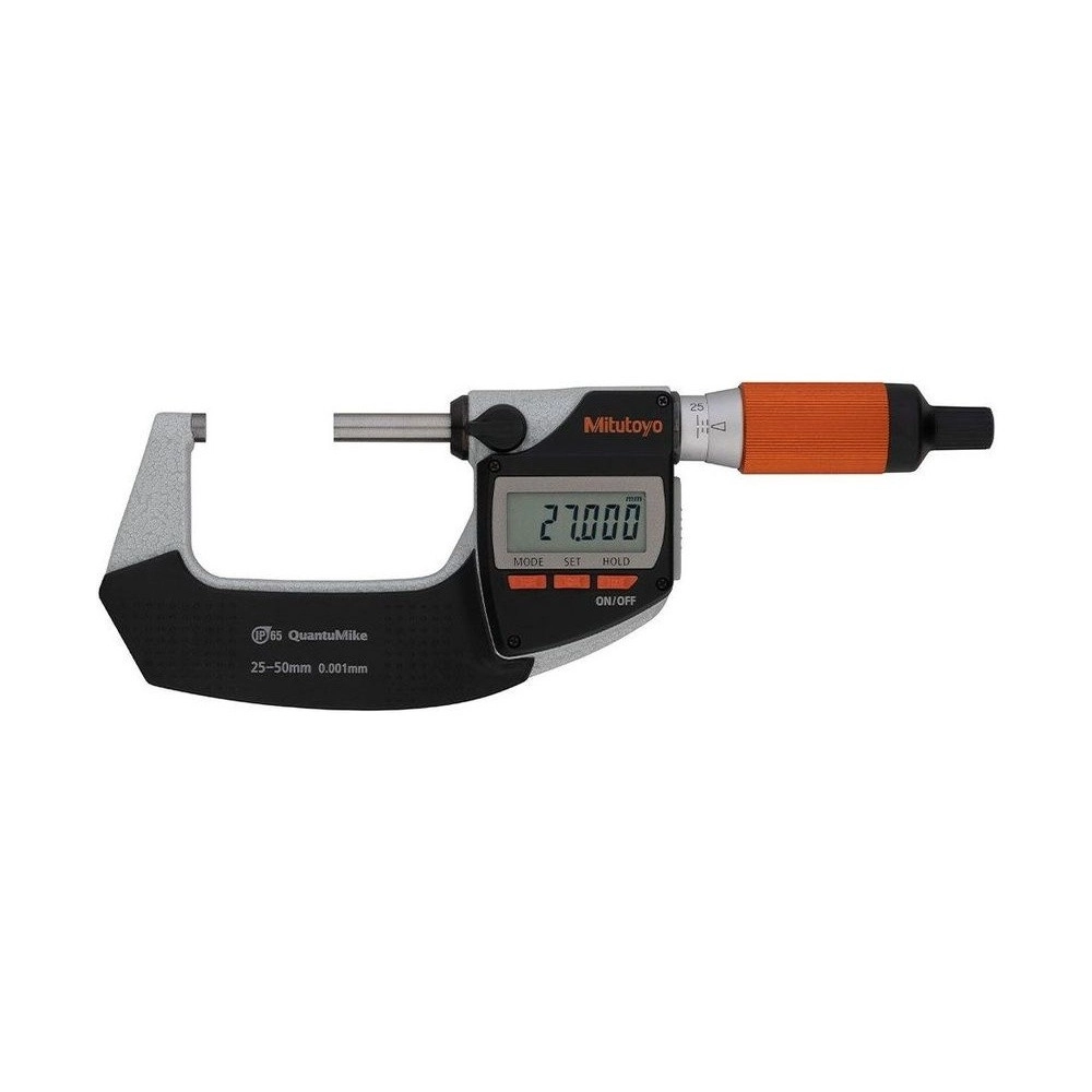 Micrómetro externo digital QuantuMike de avance rápido 25-50mm/ 0,001mm - 293-141-40 - Mitutoyo Tienda Oficial | Producto Original