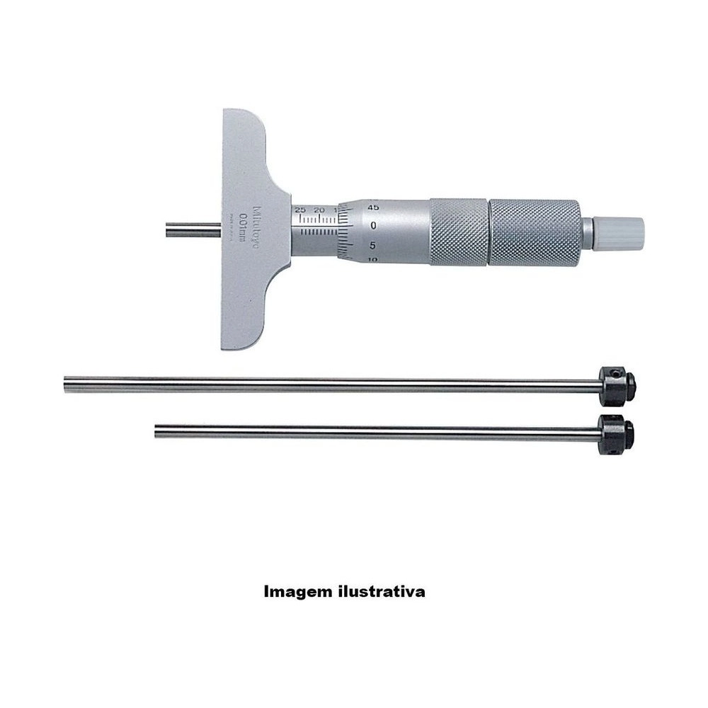 Micrómetro de profundidad Serie 129 con varillas intercambiables - 129-114 - Mitutoyo Tienda Oficial | Producto Original