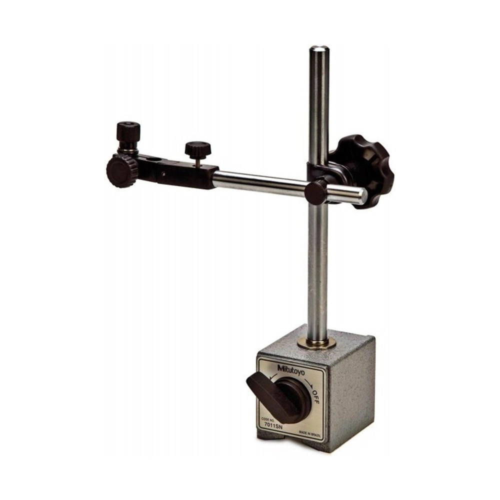 Soporte con Base Magnética Brazo Articulado para Comparador de Relojes y Palpador 160mm Mitutoyo 7015-10 - Tienda Oficial | Producto Original