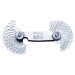 Gauge Cuenta Hilos 0,4-7mm 18 hojas - 188-121 - Mitutoyo Tienda Oficial | Producto Original