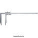 Pie de Rey Analógico Mitutoyo 1000 mm 0,02 mm con Mandíbulas Largas 534-108 - Tienda Oficial | Producto Original